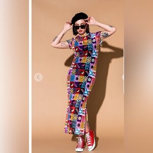 Mad About You Mesh Dress + Slip in Lala World